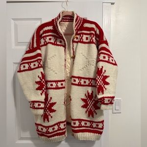 Hand-knit cardigan
